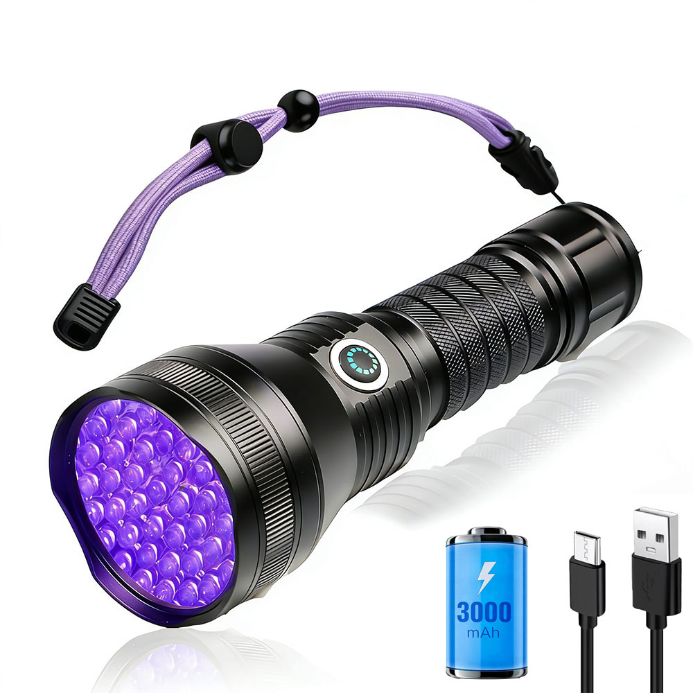 Amber Musk Oil - TOPCOM 51LED UV-Taschenlampe, wiederaufladbar, 51 LED
