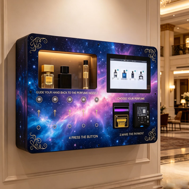 Perfume Fragrance Store - Wandmontierte Duft-Präsentationsmaschine Parfüm-Probesystem für Luxus-Einzelhandelsgeschäfte Großhandel