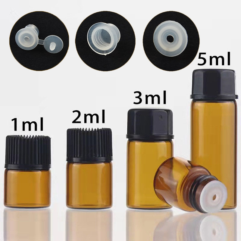 Amber Musk Oil - 10X 100x 1/2/3/5/10ML Mini Bernstein Leere
