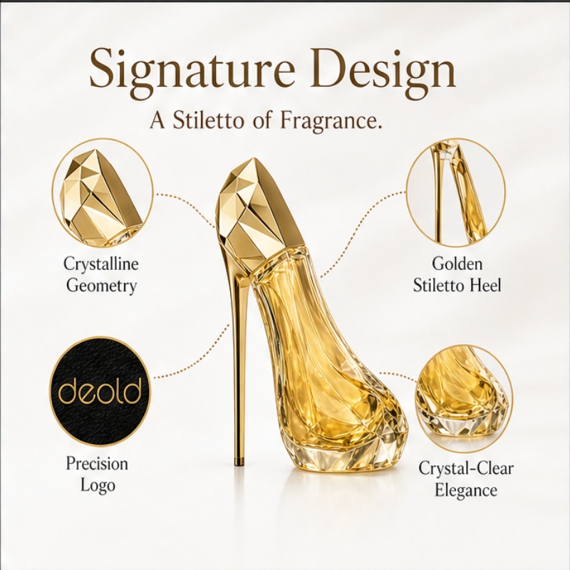 Luxuriöses goldenes Damenparfü – Perfume Fragrance Bottle Bewertung und Preis