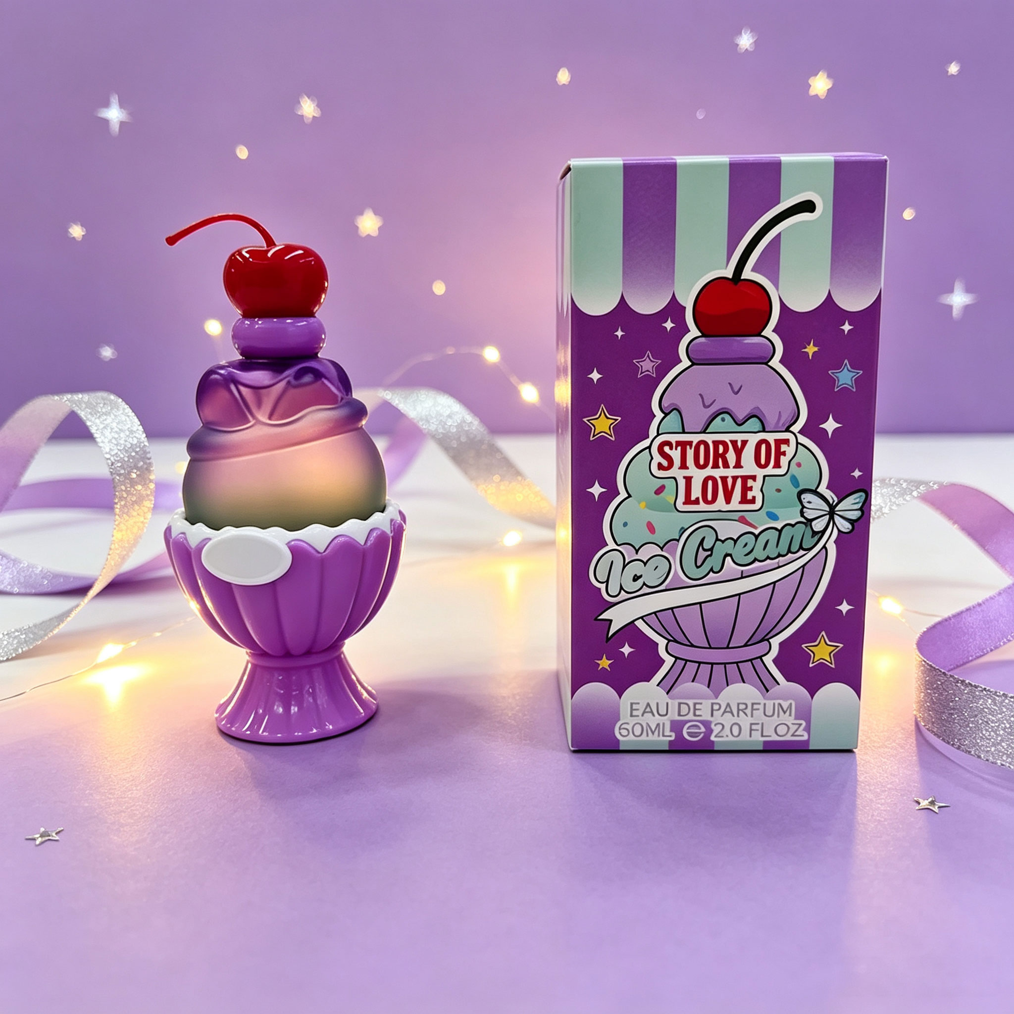 Niedliches Eiscreme-förmiges E – Perfume Fragrance Bottle Bewertung und Preis