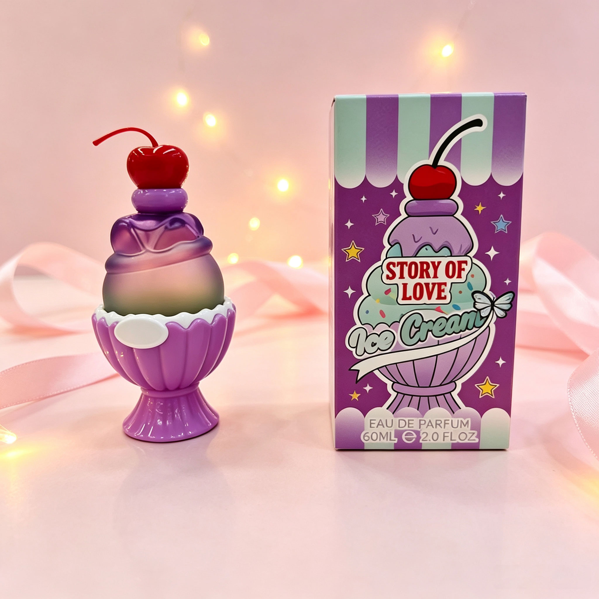 Niedliches Eiscreme-förmiges E – Perfume Fragrance Bottle Bewertung und Preis