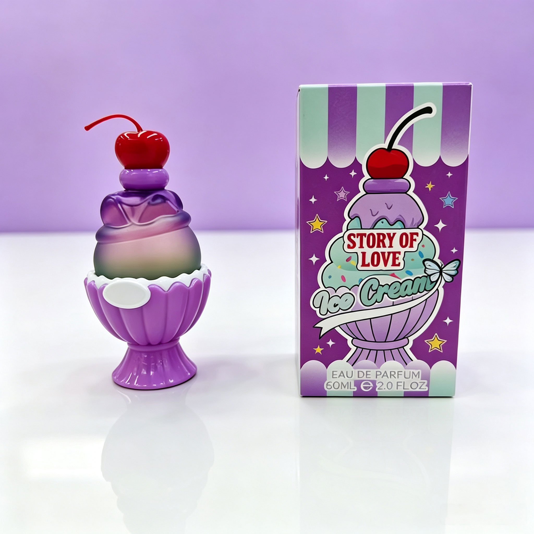 Niedliches Eiscreme-förmiges E – Perfume Fragrance Bottle Bewertung und Preis