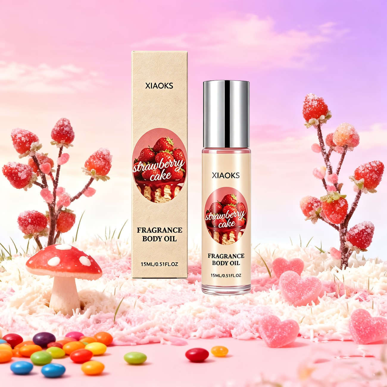 1 Flasche Erdbeer-Kuchen Roll- – Perfume Fragrance Bottle Bewertung und Preis